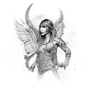 The morrigan tattoo design idea