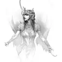 The morrigan tattoo design idea