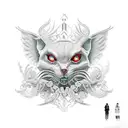 persona con mal di testa con una scritta overthinking sopra tattoo design idea