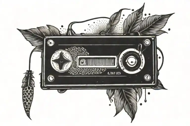 Disciplin A Kitschme on cassete tape tattoo design idea