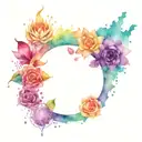 7 Chakra  tattoo design idea