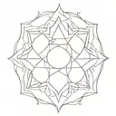 sun and 7 Chakra  tattoo design idea