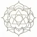 sun and 7 Chakra  tattoo design idea