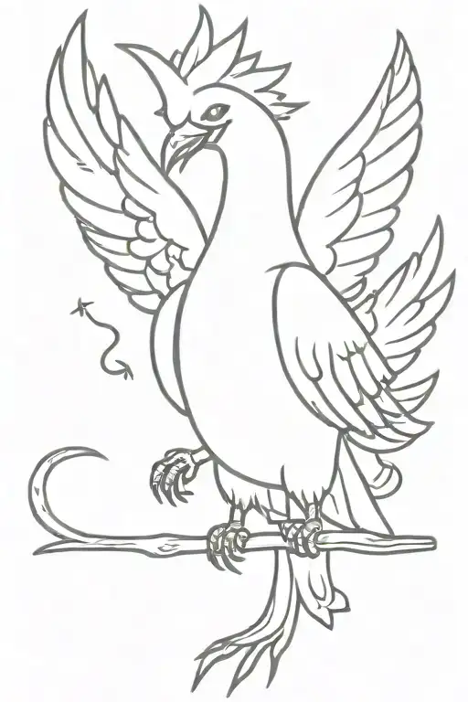 articuno tattoo design idea