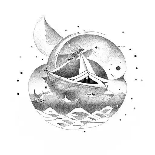 silueta de la isla de Cuba tattoo design idea