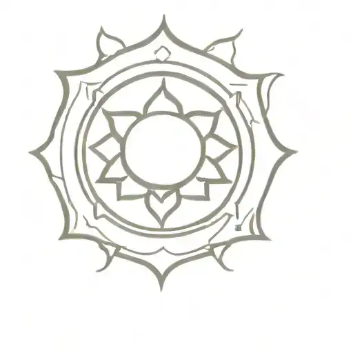 Buddhist mantra written tattoo design idea