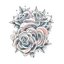 ivy and barbwire arm band tattoo design idea