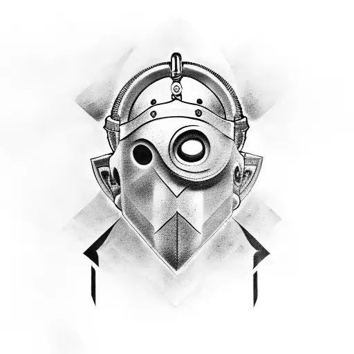 kratos god of war big daddy bioshock tattoo design idea