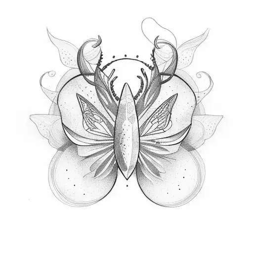 mariposa  tattoo design idea
