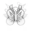 mariposa  tattoo design idea