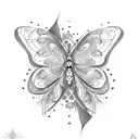 mariposa  tattoo design idea