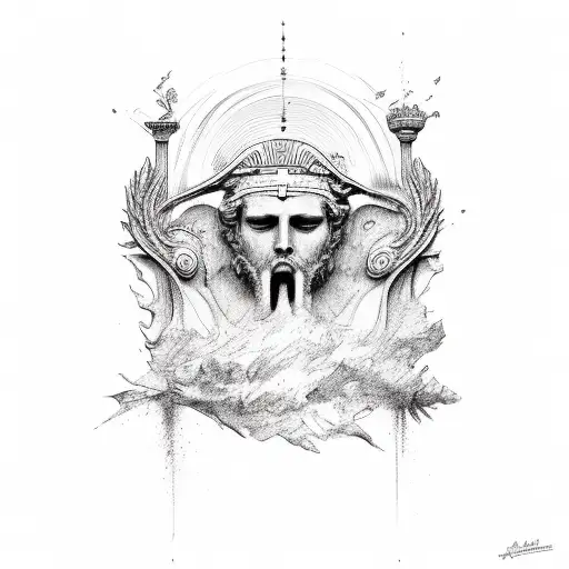 icarus greece tattoo design idea