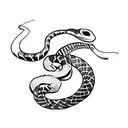 Snake, viking tattoo design idea