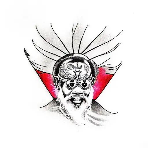 Sai baba tattoo design idea