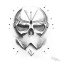 Metal welding tattoo design idea