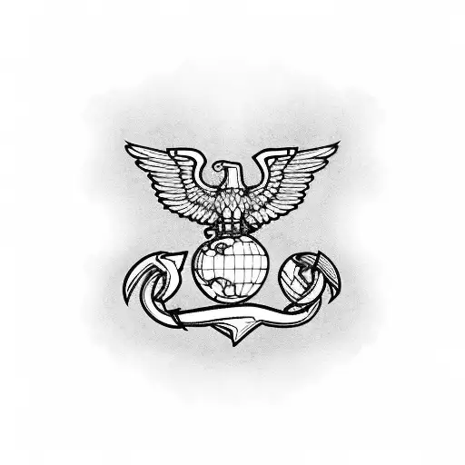 Marine Tattoo Vector Images (over 15,000)