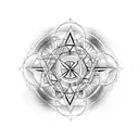 holy trinity tattoo design idea