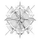 holy trinity tattoo design idea