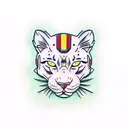 Panther tattoo design idea