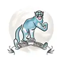 Panther tattoo design idea