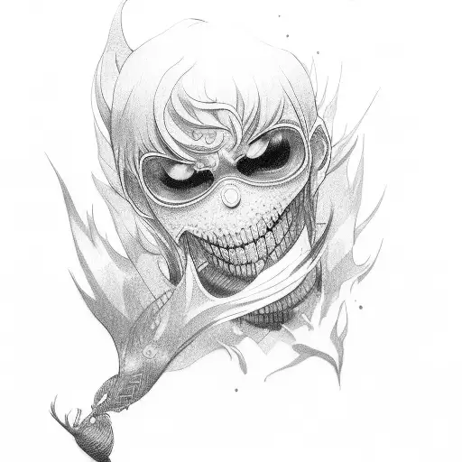 tatuaje de kaneki tattoo design idea