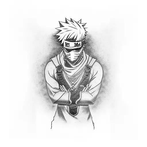 Kakashi Hakate tattoo design idea