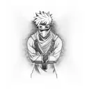 Kakashi Hakate tattoo design idea