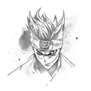 Kakashi Hakate tattoo design idea