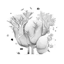 Baobab tattoo design idea