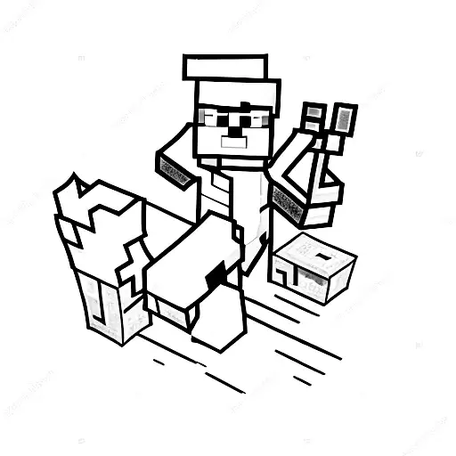 minecraft tattoo design idea
