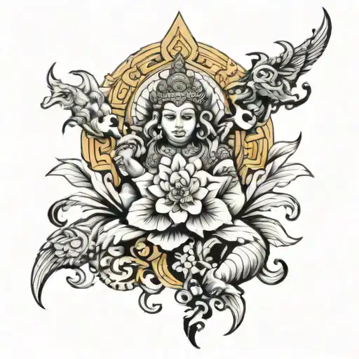 Nepal tattoo design idea