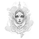 Virgo Maiden tattoo design idea