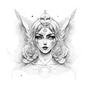 Virgo Maiden tattoo design idea