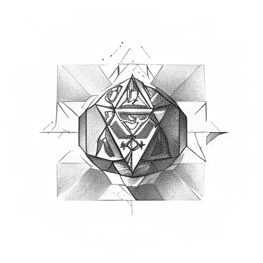 atlas holding stone tattoo design idea