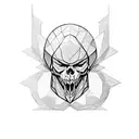 atlas holding stone tattoo design idea