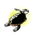 Turtle tattoo design idea