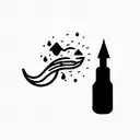 Man rolling rock up tattoo design idea