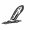 Man rolling rock up tattoo design idea