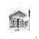 mississippi brick wall tattoo design idea