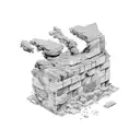 mississippi brick wall tattoo design idea