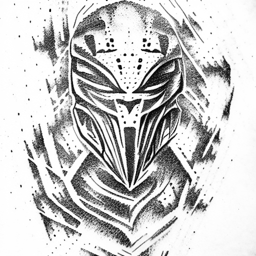 predator tattoo design idea