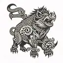 BOAR tattoo design idea