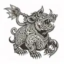 BOAR tattoo design idea