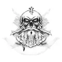 blackbeard pirate tattoo design idea