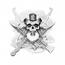 blackbeard pirate tattoo design idea