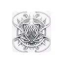 surf patch work tattoo design idea