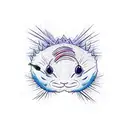 Catfish tattoo design idea