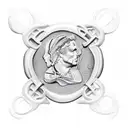 lucky penny tattoo design idea