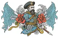Cossack tattoo design idea