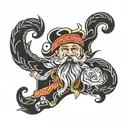 Cossack tattoo design idea